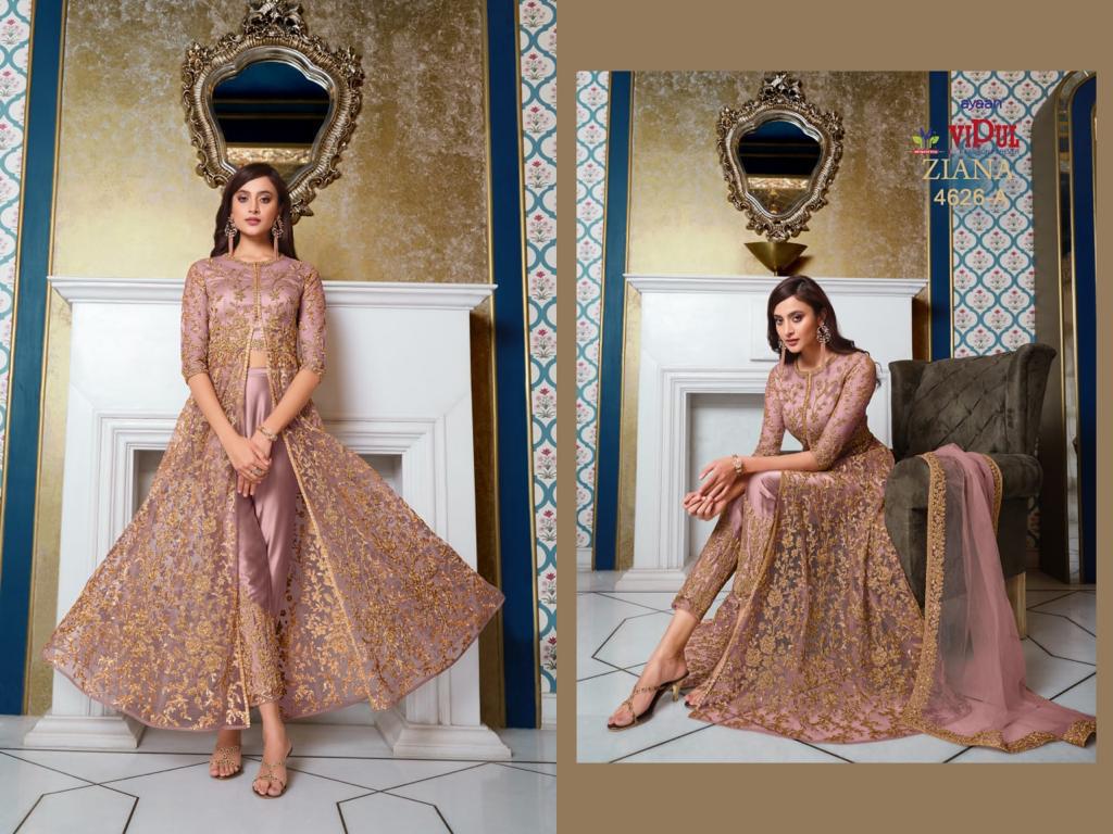 Ziana By Vipul Designer Wedding Salwar Suits Catalog